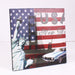 USA Patriotic Wall Art Statue of Liberty & American Flag Canvas Print-Painting-SpenCertified-vintage-refurbished-electronics