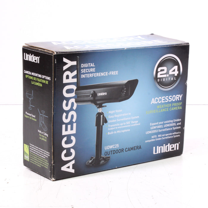 Uniden UDWC25 Wireless Outdoor Security Camera with Night Vision-Security Camera-SpenCertified-vintage-refurbished-electronics