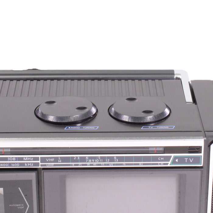 Unitech PE-20 Portable AM/FM Radio Cassette Player Recorder Boombox Stereo (1986)-Cassette Players & Recorders-SpenCertified-vintage-refurbished-electronics