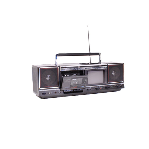 Unitech PE-20 Portable AM/FM Radio Cassette Player Recorder Boombox Stereo (1986)-Cassette Players & Recorders-SpenCertified-vintage-refurbished-electronics