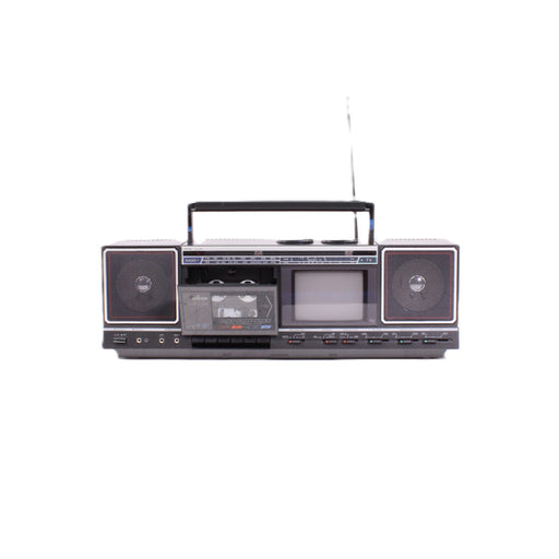 Unitech PE-20 Portable AM/FM Radio Cassette Player Recorder Boombox Stereo (1986)-Cassette Players & Recorders-SpenCertified-vintage-refurbished-electronics