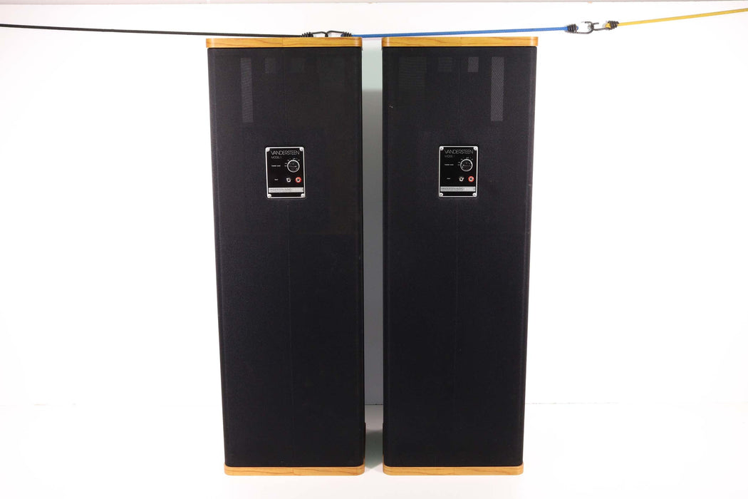 VANDERSTEEN Model 1 Speaker Towers (With Stand)-Speakers-SpenCertified-vintage-refurbished-electronics