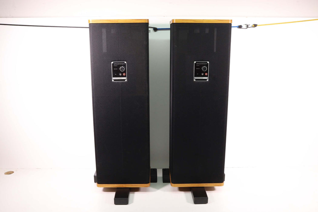 VANDERSTEEN Model 1 Speaker Towers (With Stand)-Speakers-SpenCertified-vintage-refurbished-electronics