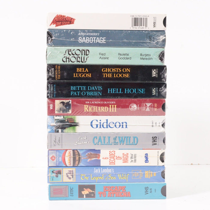 VHS Collection: Bundle of 11 VHS Tapes Movie Classics (BRAND NEW)-Film & Television VHS Tapes-SpenCertified-vintage-refurbished-electronics