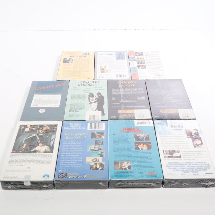 VHS Collection: Bundle of 11 VHS Tapes Movie Classics (BRAND NEW)-Film & Television VHS Tapes-SpenCertified-vintage-refurbished-electronics