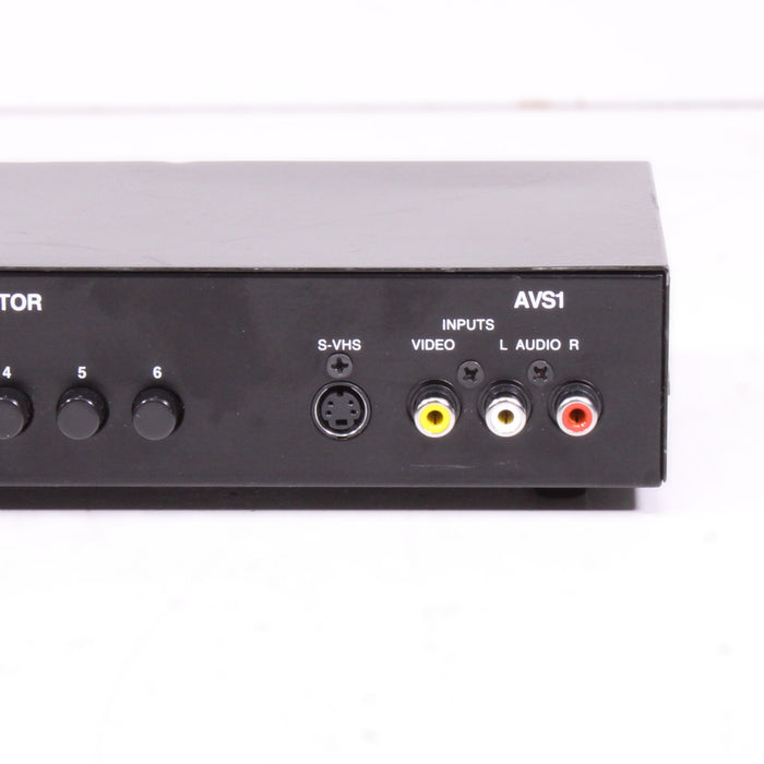 Vanco AVS1 Audio Video Selector RCA S-Video Switch Box-Audio Switcher-SpenCertified-vintage-refurbished-electronics