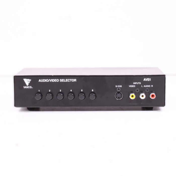 Vanco AVS1 Audio Video Selector RCA S-Video Switch Box-Audio Switcher-SpenCertified-vintage-refurbished-electronics