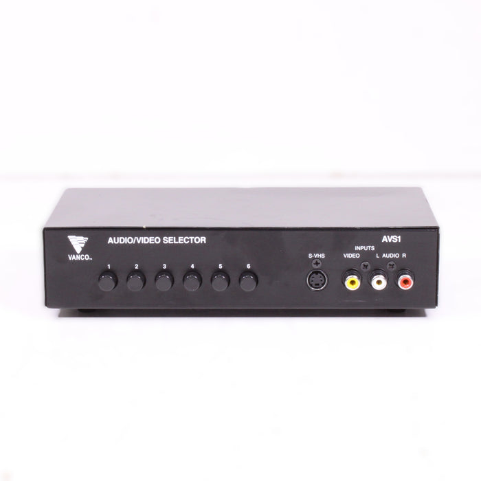 Vanco AVS1 Audio Video Selector RCA S-Video Switch Box-Audio Switcher-SpenCertified-vintage-refurbished-electronics