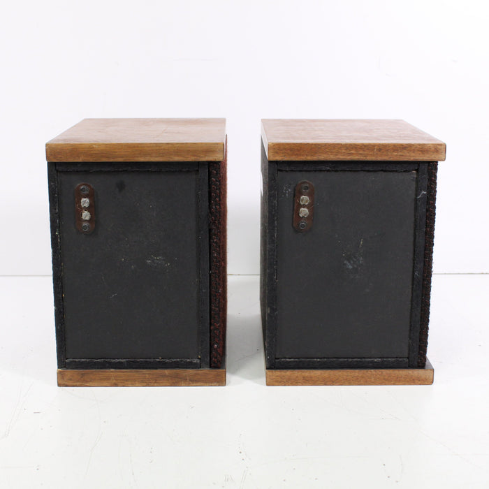 Vintage 2-Way Bookshelf Speaker Pair-Speakers-SpenCertified-vintage-refurbished-electronics