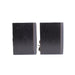 Vintage 4-Ohm Bass Reflex Bookshelf Speaker Pair Black Woodgrain-Speakers-SpenCertified-vintage-refurbished-electronics
