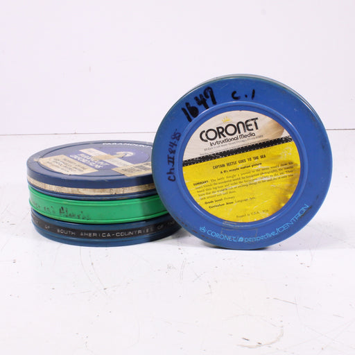 Vintage Educational Film Reels Bundle of 4 (Coronet, Paramount Oxford, and More)-Reel-to-Reel Tape-SpenCertified-vintage-refurbished-electronics