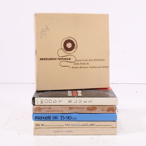 Vintage Mixed Brands & Recordings Reel-to-Reel Tape Bundle of 6-Reel-to-Reel Tape-SpenCertified-vintage-refurbished-electronics