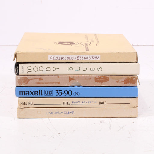 Vintage Mixed Brands & Recordings Reel-to-Reel Tape Bundle of 6-Reel-to-Reel Tape-SpenCertified-vintage-refurbished-electronics
