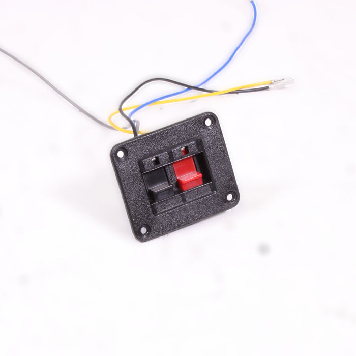 Vintage Speaker Spring-Clip Terminal Cup with Internal Wiring Replacement Part-Speaker Accessories-SpenCertified-vintage-refurbished-electronics