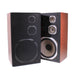 Vintage Three-Way Bass Reflex Floor Stereo Speaker Pair Walnut Finish-Speakers-SpenCertified-vintage-refurbished-electronics