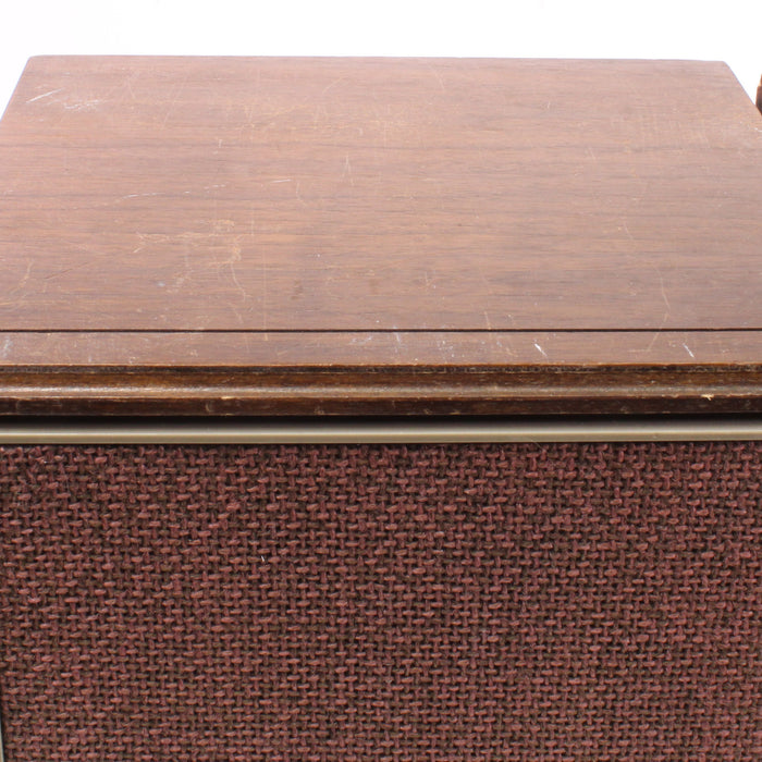Vintage Wood Veneer 2-Way Bookshelf Speaker Pair-Speakers-SpenCertified-vintage-refurbished-electronics