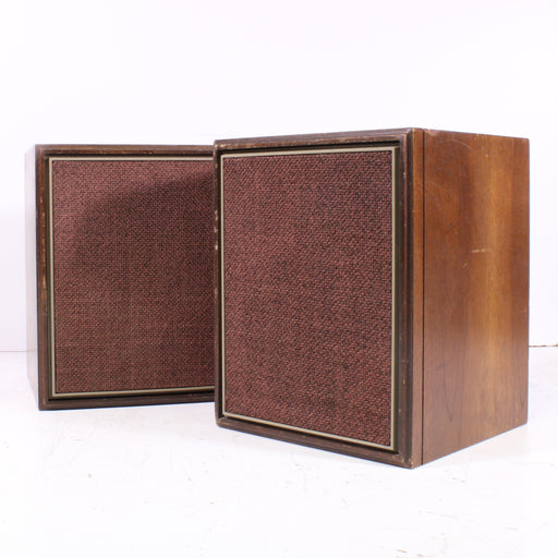 Vintage Wood Veneer 2-Way Bookshelf Speaker Pair-Speakers-SpenCertified-vintage-refurbished-electronics