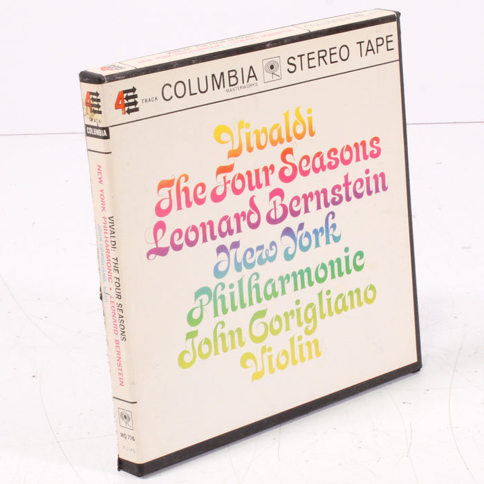 Vivaldi – The Four Seasons – John Corigliano, Violin – Leonard Bernstein / New York Philharmonic Reel to Reel Tape 7" 1/4" 7½ IPS Columbia Stereo Tape-Reel-to-Reel Tape-SpenCertified-vintage-refurbished-electronics