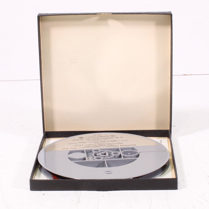 Vivaldi – The Four Seasons – John Corigliano, Violin – Leonard Bernstein / New York Philharmonic Reel to Reel Tape 7" 1/4" 7½ IPS Columbia Stereo Tape-Reel-to-Reel Tape-SpenCertified-vintage-refurbished-electronics