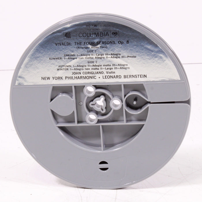 Vivaldi – The Four Seasons – John Corigliano, Violin – Leonard Bernstein / New York Philharmonic Reel to Reel Tape 7" 1/4" 7½ IPS Columbia Stereo Tape-Reel-to-Reel Tape-SpenCertified-vintage-refurbished-electronics