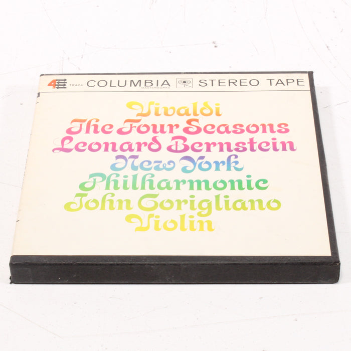 Vivaldi – The Four Seasons – John Corigliano, Violin – Leonard Bernstein / New York Philharmonic Reel to Reel Tape 7" 1/4" 7½ IPS Columbia Stereo Tape-Reel-to-Reel Tape-SpenCertified-vintage-refurbished-electronics