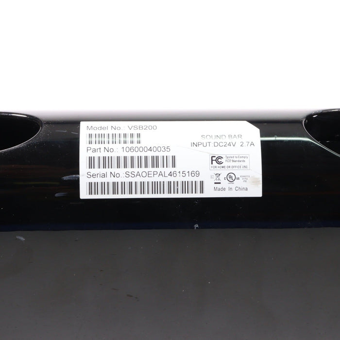 Vizio sound bar model number vsb200 orders