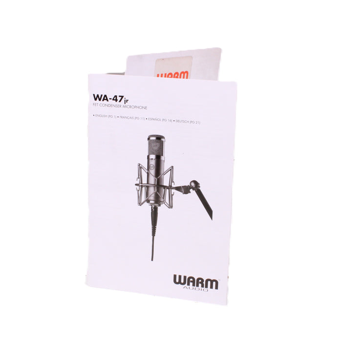 Warm Audio WA-47 Large Diaphragm Condenser Studio Microphone (ORIGINAL BOX)-Microphones-SpenCertified-vintage-refurbished-electronics