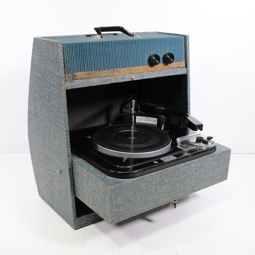 Webcor BP1452-1 Portable 4-Speed Record Player System Built-In Speakers-Turntables & Record Players-SpenCertified-vintage-refurbished-electronics