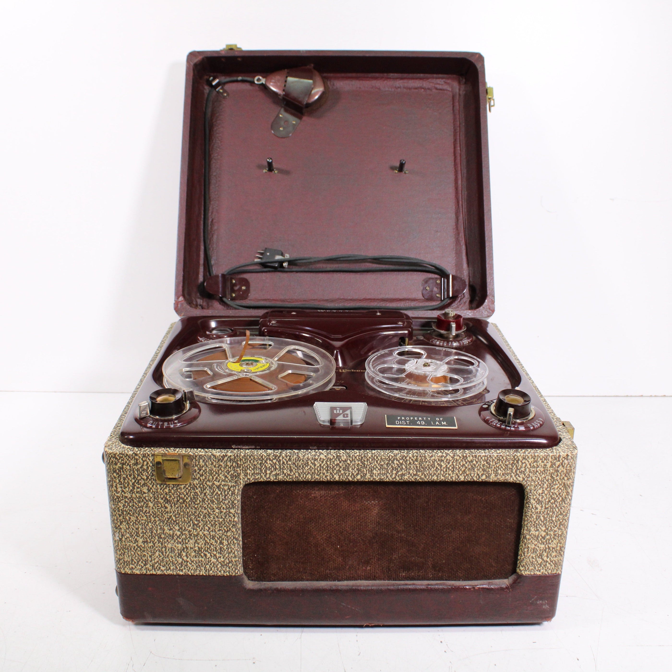 Webcor Model 2010-1 Vintage Analog Tape Recorder Reel-to-Reel (AS IS ...