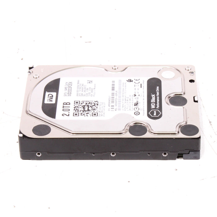 Western Digital WD2003FZEX-00SRLA0 2TB 7200RPM SATA 6.0 Gbps 3.5 64MB Cache Black Hard Drive-Computer Components-SpenCertified-vintage-refurbished-electronics