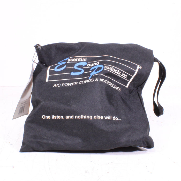 Essential Sound Products Music Cord Pro A/C Power Cords Audiophile Grade w/ Storage Bag-Power Supply-SpenCertified-vintage-refurbished-electronics