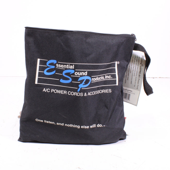 Essential Sound Products Music Cord Pro A/C Power Cords Audiophile Grade w/ Storage Bag-Power Supply-SpenCertified-vintage-refurbished-electronics