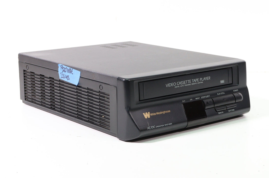 White Westinghouse WVCP-8000 VCR VHS Player (PICTURE ISSUES)-VCRs-SpenCertified-vintage-refurbished-electronics