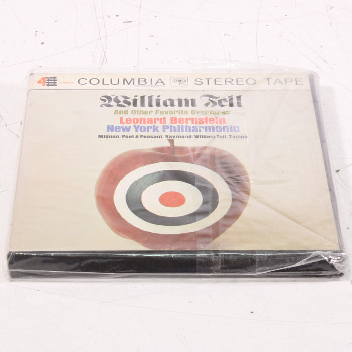 William Tell and Leonard Bernstein Conducts the New York Philharmonic Reel to Reel Tape 7" 1/4" 7½ IPS Columbia Stereo Tape-Reel-to-Reel Tape-SpenCertified-vintage-refurbished-electronics