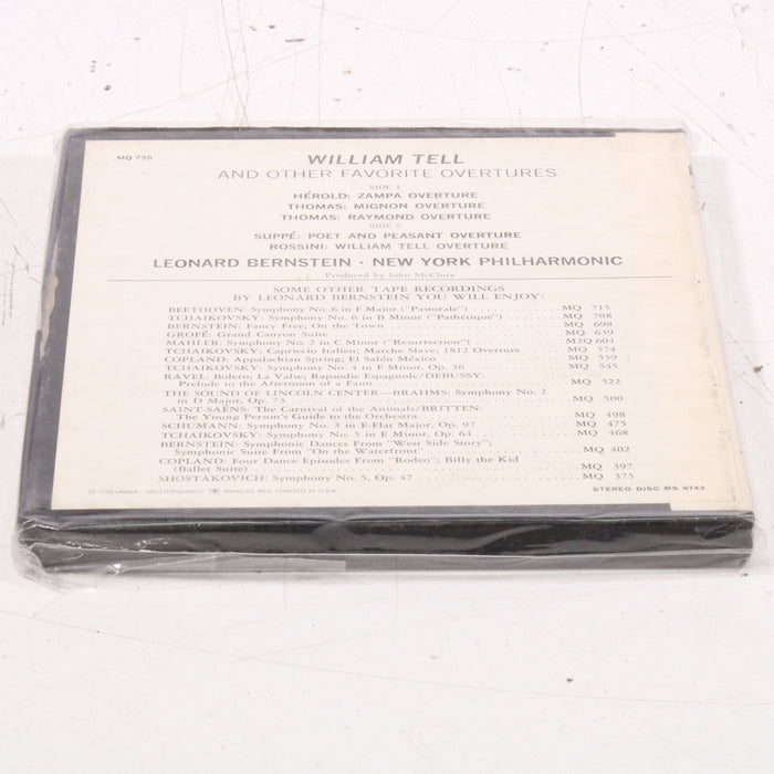 William Tell and Leonard Bernstein Conducts the New York Philharmonic Reel to Reel Tape 7" 1/4" 7½ IPS Columbia Stereo Tape-Reel-to-Reel Tape-SpenCertified-vintage-refurbished-electronics