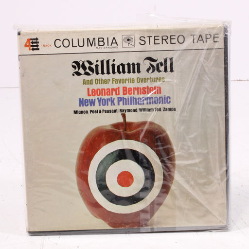 William Tell and Leonard Bernstein Conducts the New York Philharmonic Reel to Reel Tape 7" 1/4" 7½ IPS Columbia Stereo Tape-Reel-to-Reel Tape-SpenCertified-vintage-refurbished-electronics
