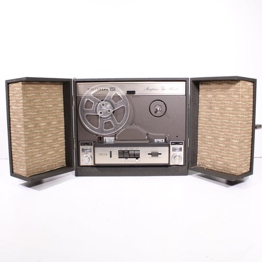 Wollensak 1280 Vintage Magnetic Tape Recorder Detachable Speakers (1965) (AS IS)-Reel-to-Reel Tape Players & Recorders-SpenCertified-vintage-refurbished-electronics