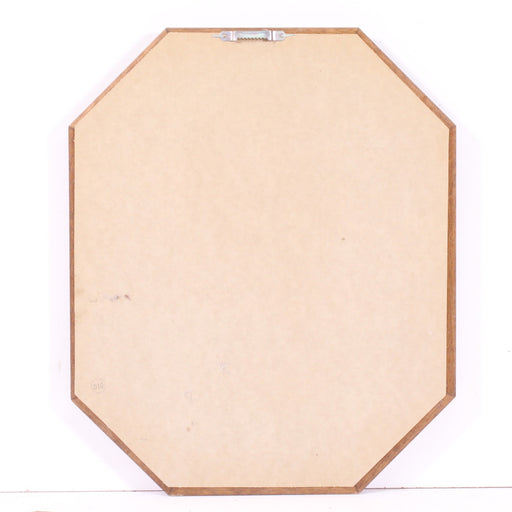 "Woman on Wicker Bench" Vintage Pastel Garden Scene Framed Print-Painting-SpenCertified-vintage-refurbished-electronics