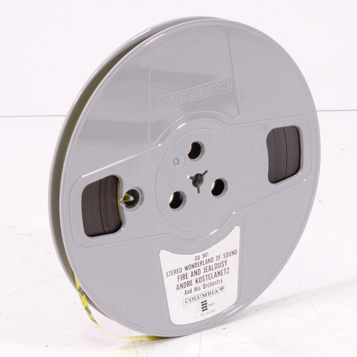 Wonderland of Sound – Fire and Jealousy – André Kostelanetz and His Orchestra – Reel to Reel Tape 7" 1/4" 7½ IPS Columbia Stereo Tape-Reel-to-Reel Tape-SpenCertified-vintage-refurbished-electronics