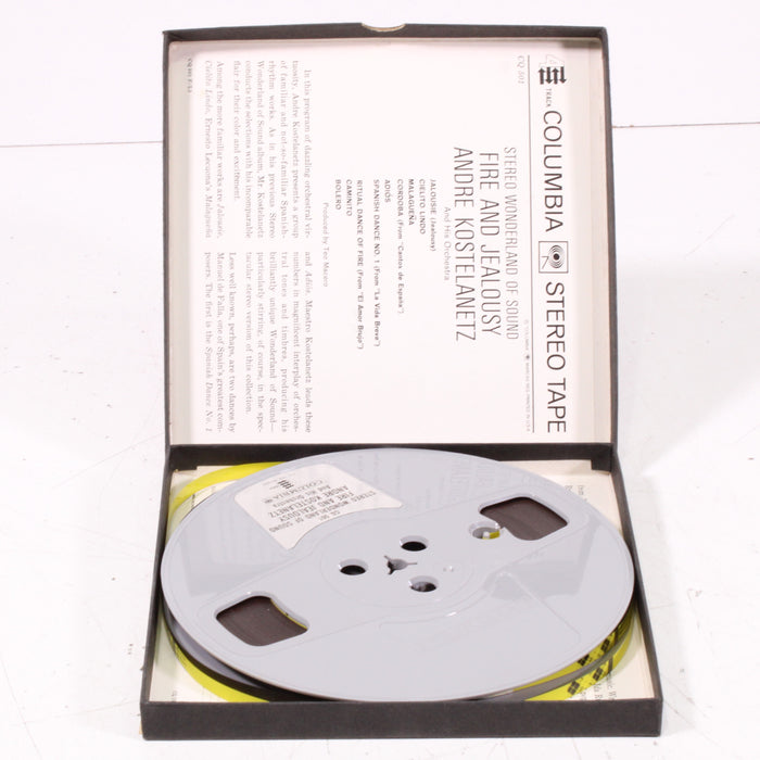 Wonderland of Sound – Fire and Jealousy – André Kostelanetz and His Orchestra – Reel to Reel Tape 7" 1/4" 7½ IPS Columbia Stereo Tape-Reel-to-Reel Tape-SpenCertified-vintage-refurbished-electronics