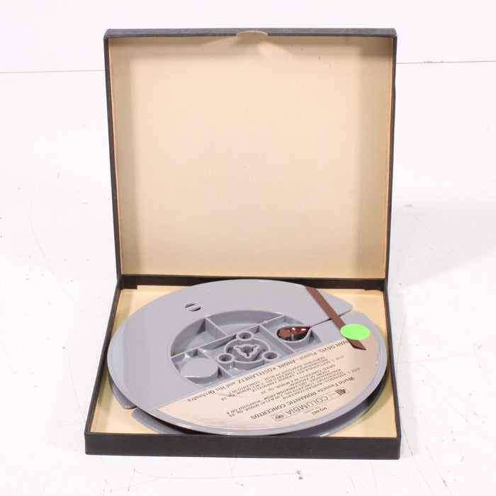 World Favorite Romantic Concertos for Piano and Orchestra Reel to Reel Tape 7" 1/4" 7½ IPS-Reel-to-Reel Tape-SpenCertified-vintage-refurbished-electronics