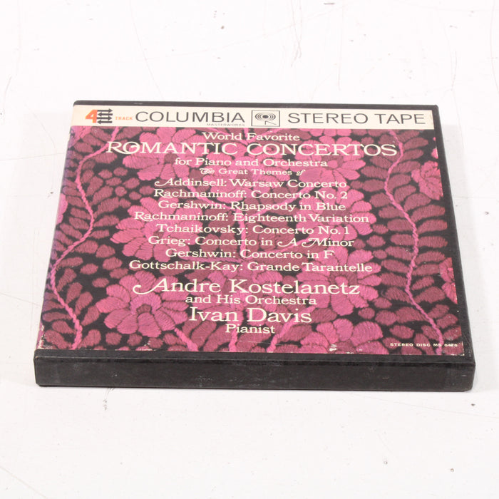 World Favorite Romantic Concertos for Piano and Orchestra Reel to Reel Tape 7" 1/4" 7½ IPS-Reel-to-Reel Tape-SpenCertified-vintage-refurbished-electronics