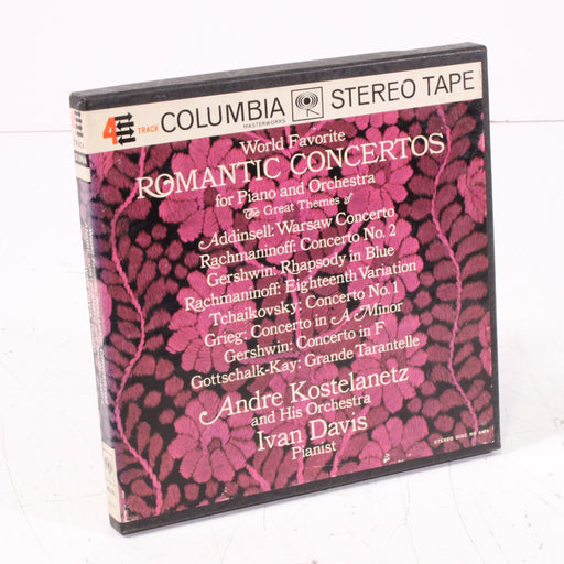 World Favorite Romantic Concertos for Piano and Orchestra Reel to Reel Tape 7" 1/4" 7½ IPS-Reel-to-Reel Tape-SpenCertified-vintage-refurbished-electronics