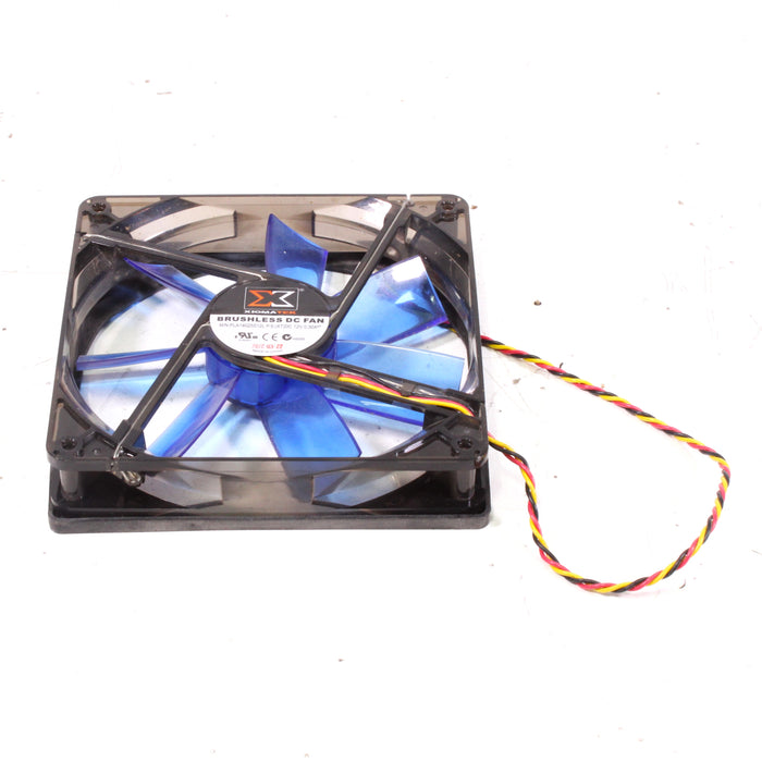Xigmatek PLA14025S12L 140mm Brushless Cooling Fan 12V DC 3 Pin (Black and Blue)-Computer Components-SpenCertified-vintage-refurbished-electronics