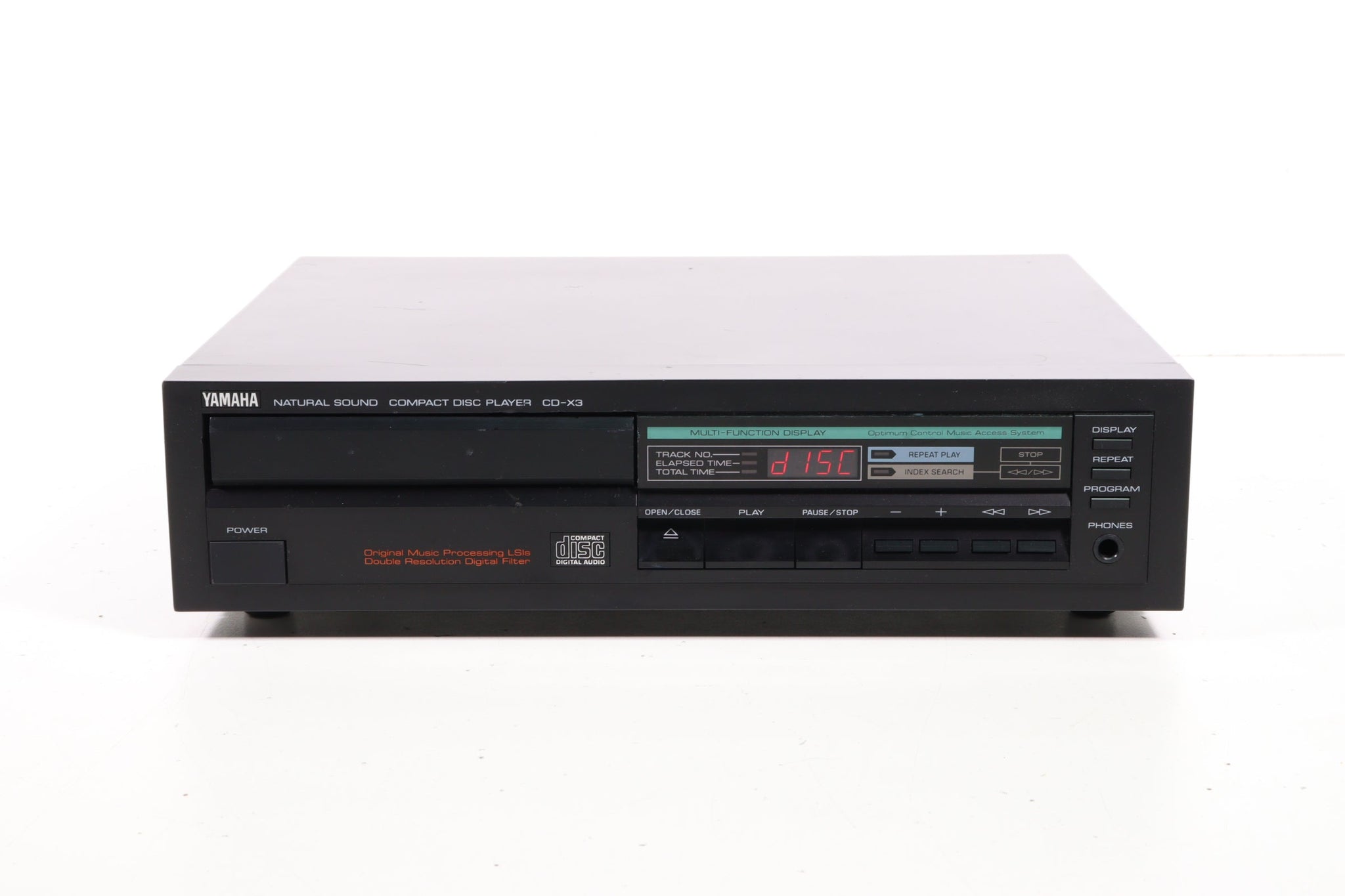 Sound Disc Compact YAMAHA CD-X3 Natural Sound Compact Disc Player — SpenCertified