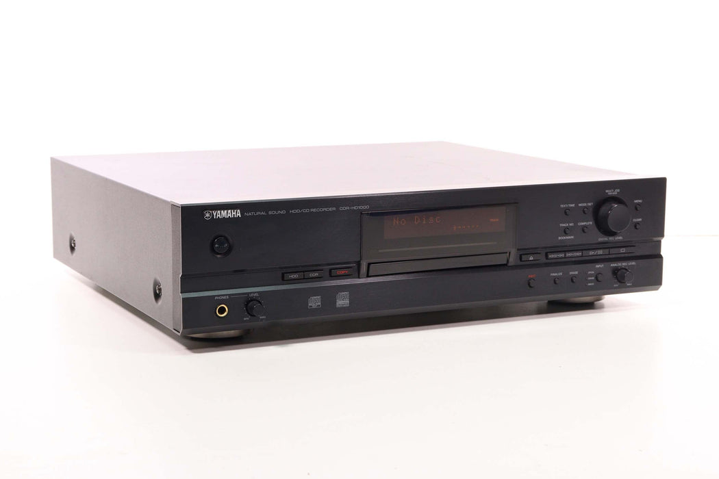 YAMAHA CDR-HD1000 Natural Sound HDD/CD Recorder (With Remote)-CD Players & Recorders-SpenCertified-vintage-refurbished-electronics