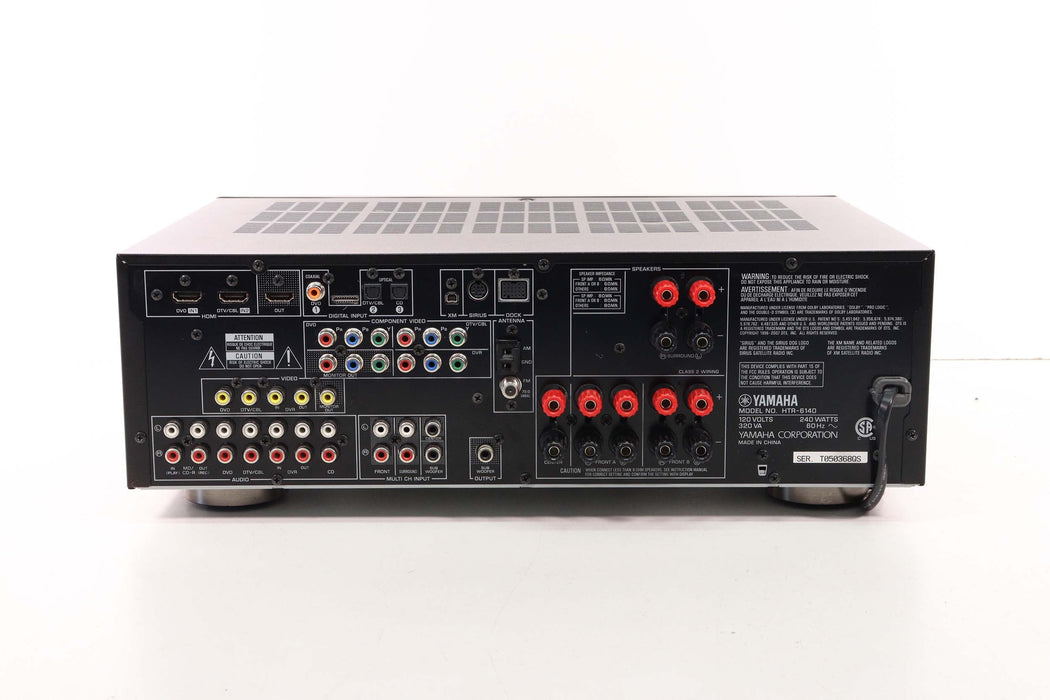 YAMAHA HTR-6140 Natural Sound AV Receiver-Audio & Video Receivers-SpenCertified-vintage-refurbished-electronics