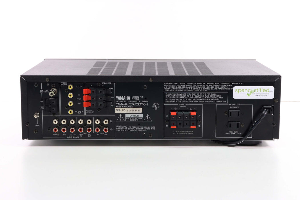 YAMAHA R-V98 Natural Sound Stereo Receiver-Audio & Video Receivers-SpenCertified-vintage-refurbished-electronics