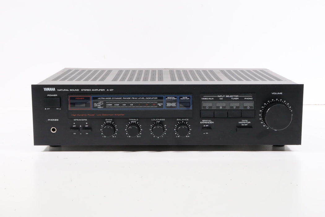 Yamaha A-27 Natural Sound Stereo Amplifier Made in Japan-Audio Amplifiers-SpenCertified-vintage-refurbished-electronics