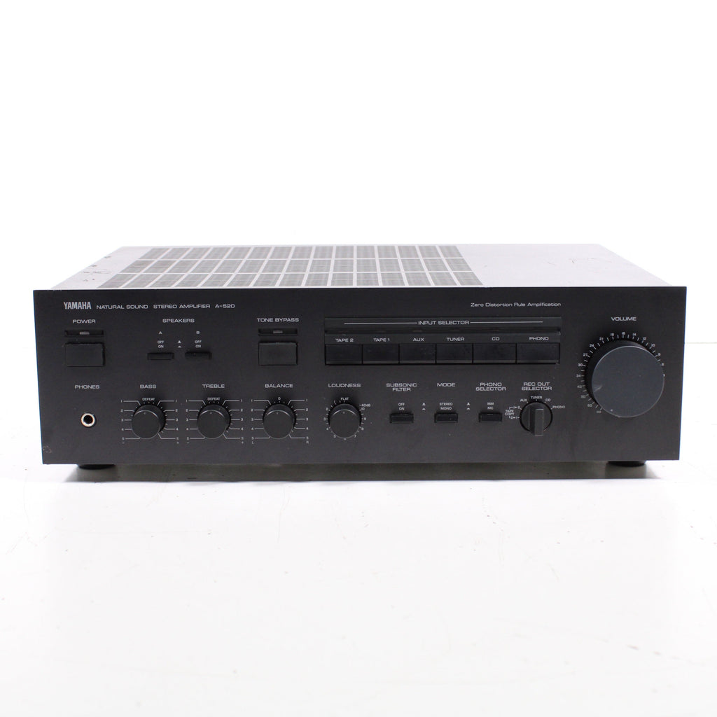Yamaha A-520 Natural Sound Stereo Integrated Amplifier (1985
